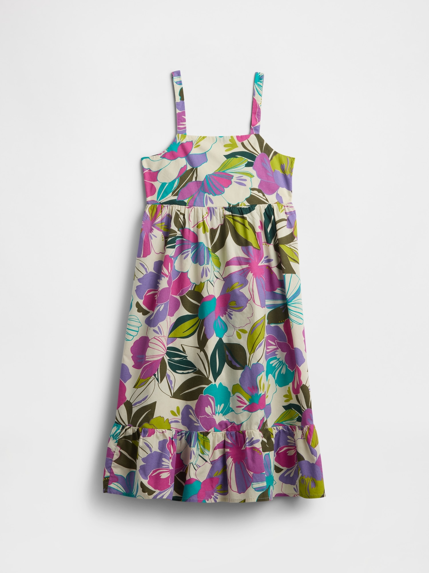 Kids Poplin Midi Dress