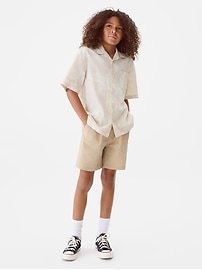 Kids Linen-Blend Vacay Shirt
