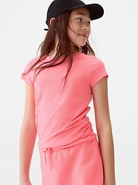 Kids Ruched Gap Logo T-Shirt