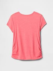 Kids Ruched Gap Logo T-Shirt
