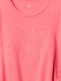 Kids Ruched Gap Logo T-Shirt