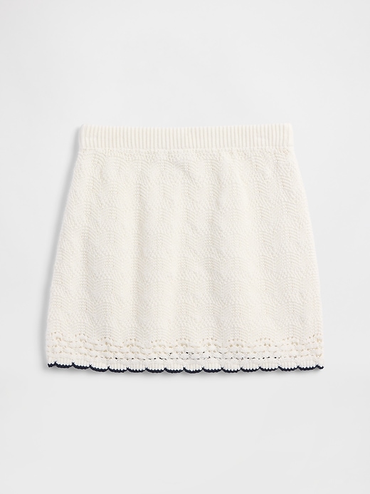 Image number 3 showing, Kids Crochet Skirt