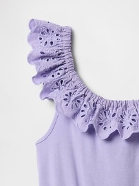 Kids Eyelet Ruffle Dress