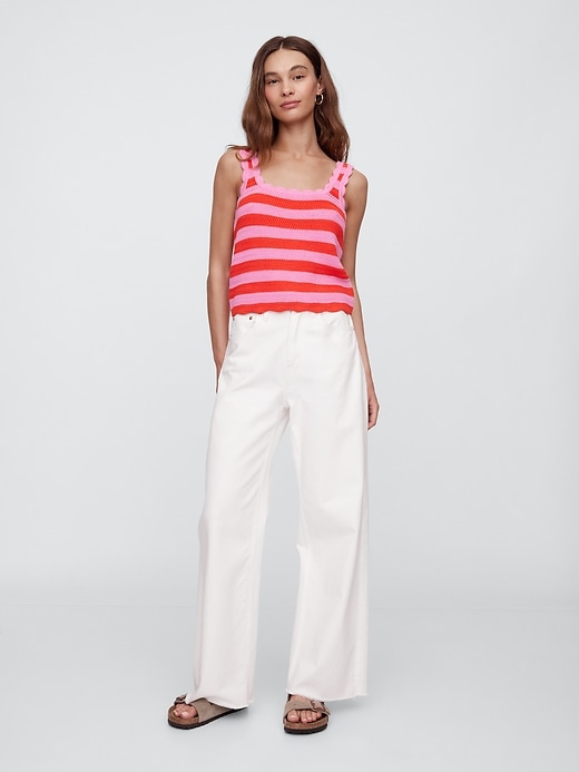 Image number 3 showing, Squareneck Sweater Tank Top