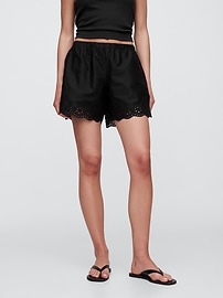 Pull-On Eyelet Shorts