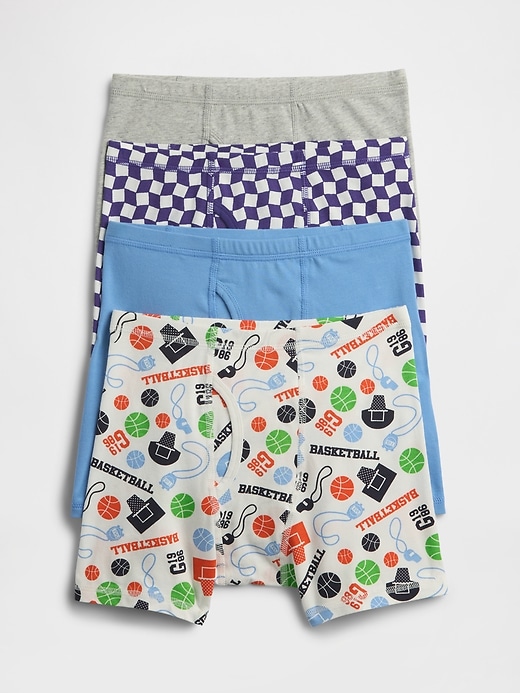 Image number 1 showing, Kids Boxer Briefs (4-Pack)