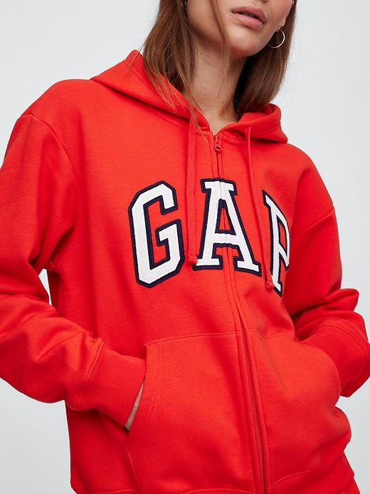 Image number 4 showing, Relaxed Gap Logo Zip Hoodie