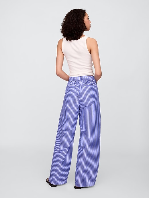 Image number 4 showing, Mid Rise Pull-On Wide-Leg Pants