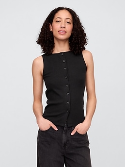 【NOICE】 W RIBBED SLEEVELESS TOP /追跡付 cn58154578.jpg