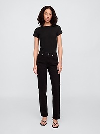 Boatneck Open-Back T-Shirt
