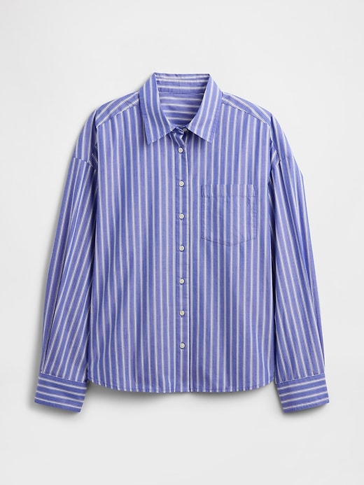 Image number 5 showing, Oversized Shirt in Poplin
