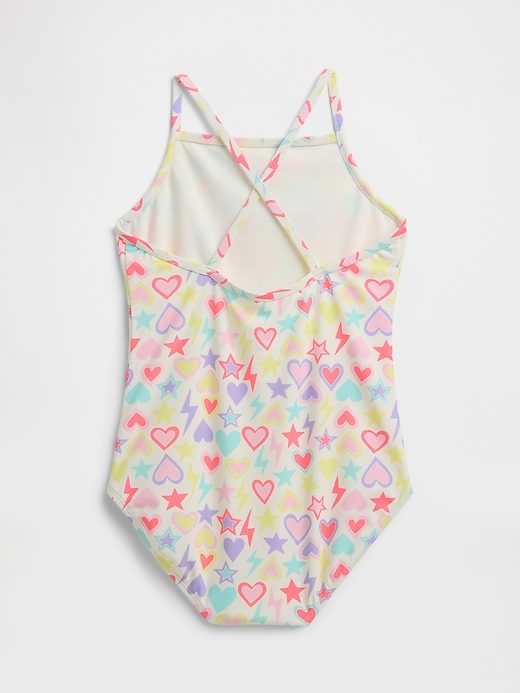 Image number 2 showing, Kids Swim Cross-Back Two-Piece