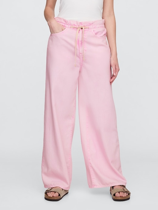Image number 2 showing, High Rise SuperLight Pull-On Baggy Jeans