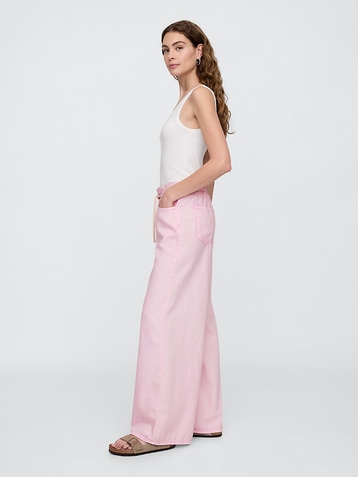 Image number 3 showing, High Rise SuperLight Pull-On Baggy Jeans