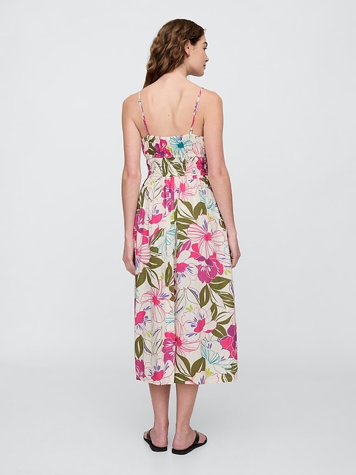 Image number 2 showing, Print Smocked Maxi Dress