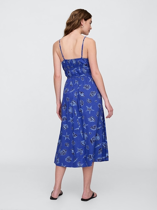 Image number 2 showing, Print Smocked Maxi Dress