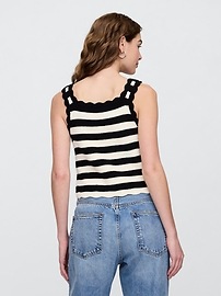 Squareneck Sweater Tank Top