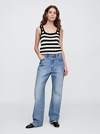 Squareneck Sweater Tank Top