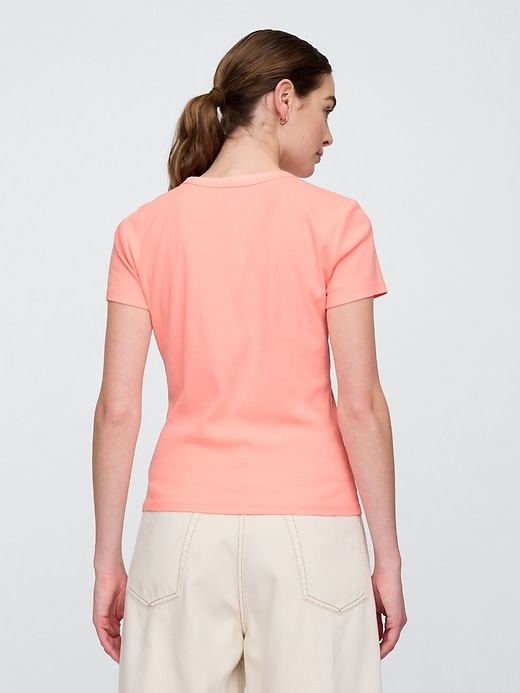 Image number 2 showing, Ribbed Crewneck T-Shirt