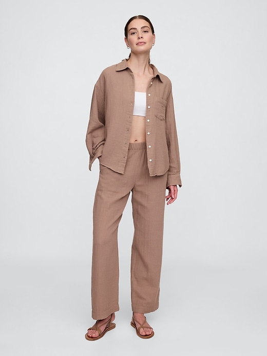 Image number 3 showing, Gauze Big Shirt