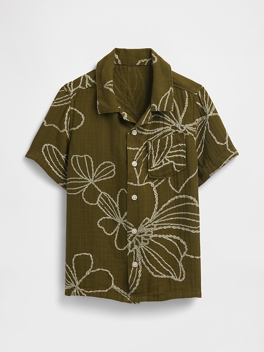 Image number 1 showing, babyGap Gauze Vacay Shirt
