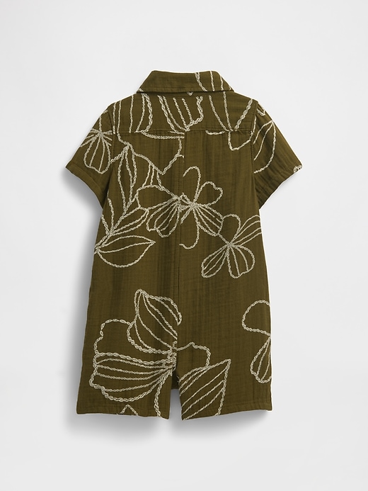 Image number 2 showing, Baby Gauze Romper