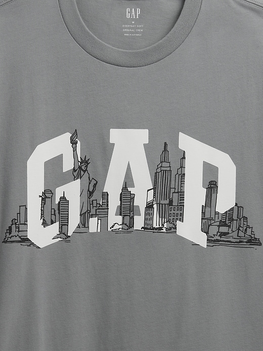 Image number 4 showing, Everyday Soft Relaxed Gap NYC Graphic T-Shirt