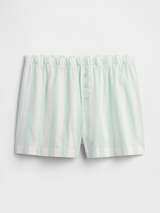 Image number 4 showing, Relaxed Stripe Poplin PJ Boxer Shorts