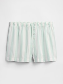 Relaxed Stripe Poplin PJ Boxer Shorts