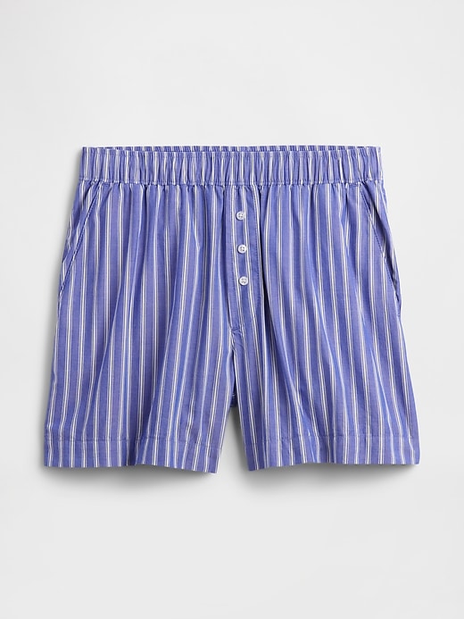 Image number 7 showing, Relaxed Pull-On Poplin Shorts