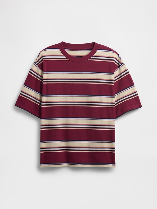 Image number 5 showing, Vintage Soft Stripe Boxy T-Shirt