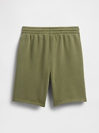 Kids Washed-Fleece Pull-On Shorts