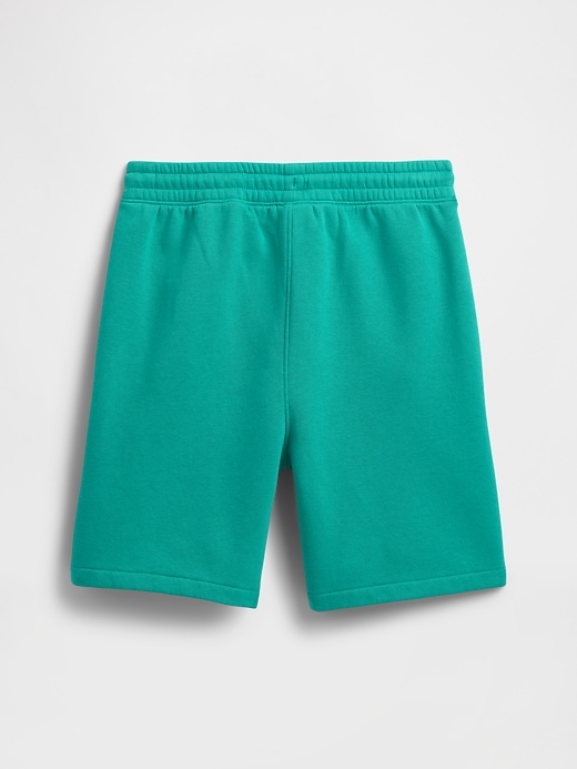 Image number 2 showing, Kids Washed-Fleece Pull-On Shorts