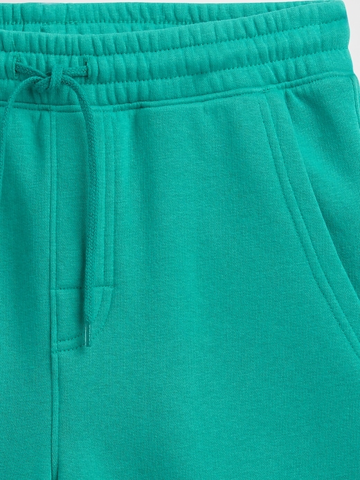 Image number 3 showing, Kids Washed-Fleece Pull-On Shorts