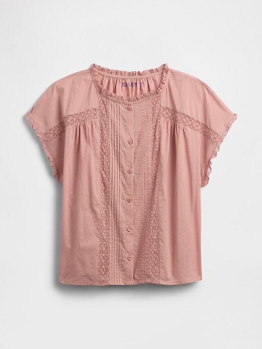 Image number 5 showing, Lace Ruffle Top