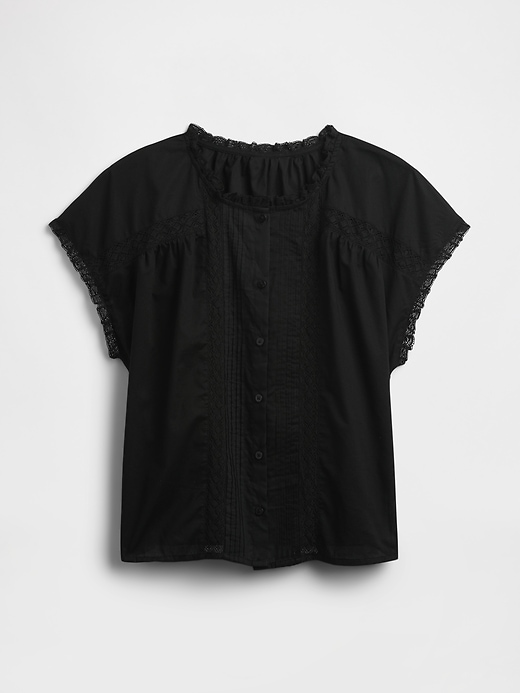 Image number 5 showing, Lace Ruffle Top