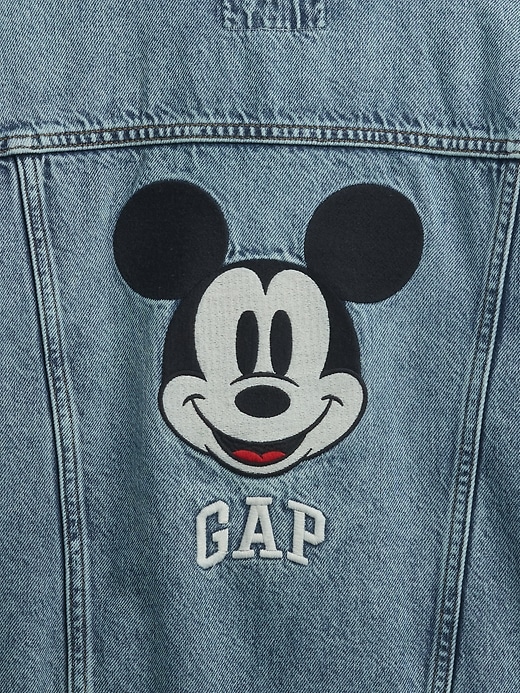 Image number 4 showing, GapKids &#215 Disney Mickey Mouse Relaxed Icon Denim Jacket