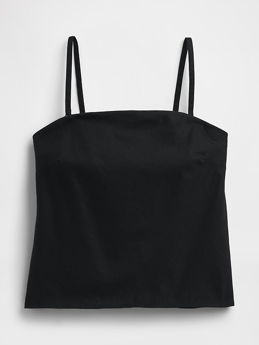 Image number 5 showing, Linen-Blend Squareneck Top