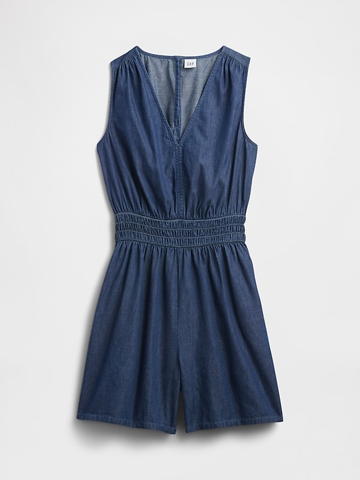 Image number 6 showing, Smocked V-Neck Romper