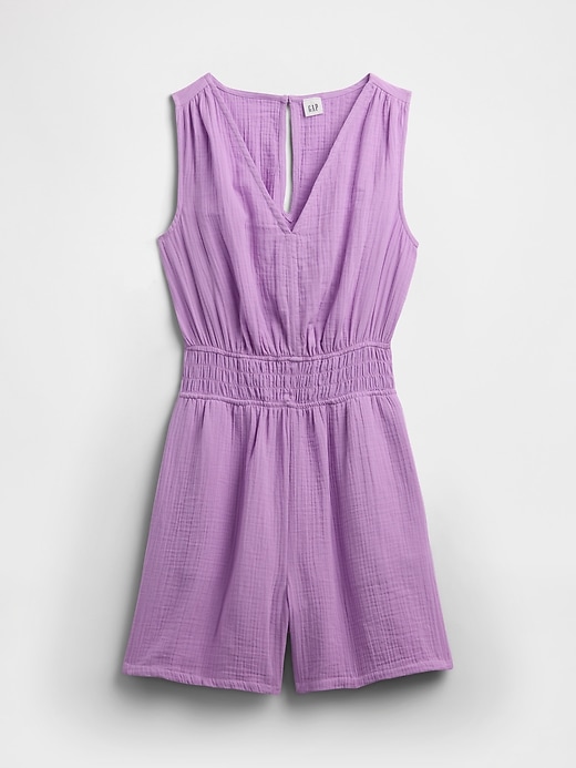 Image number 6 showing, Smocked V-Neck Romper