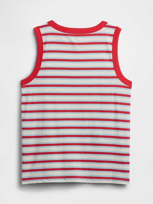 Image number 2 showing, Kids Stripe Muscle Tank Top