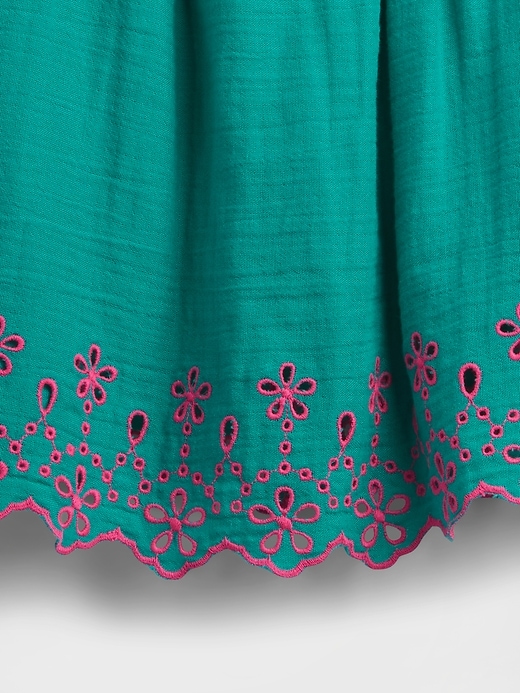 Image number 3 showing, Kids Gauze Eyelet Top