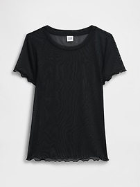 Mesh Crewneck T-Shirt