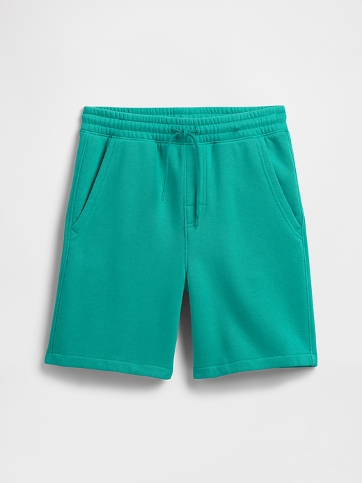 Image number 1 showing, Kids Washed-Fleece Pull-On Shorts