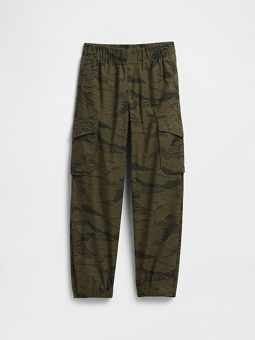 Image number 1 showing, Kids Pull-On Cargo Parachute Pants