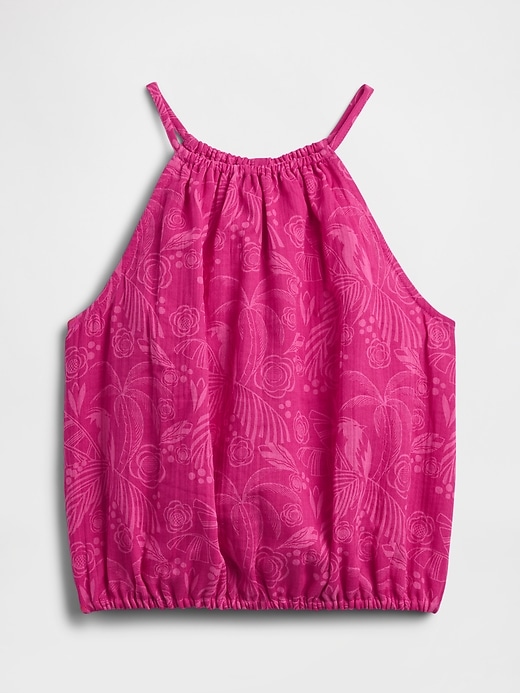 Image number 1 showing, Kids Gauze Halter Top