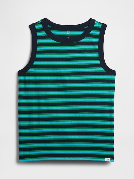 Image number 1 showing, Kids Stripe Muscle Tank Top