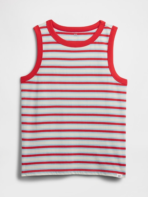 Image number 1 showing, Kids Stripe Muscle Tank Top