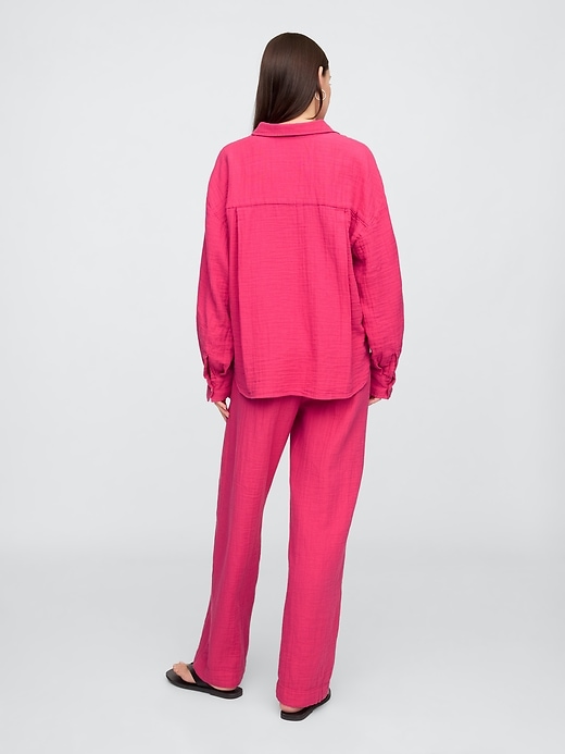 Oversized Shirt in Gauze