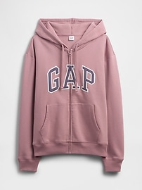 Relaxed Gap Logo Zip Hoodie | Gap Factory